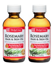 De La Cruz Oil of Rosemary Blend for Hair  Skin, 2 FL OZ / USA / 2 BOTTLES 