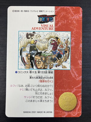 No.139 Rare One Piece Visual Adventure Carddass Bandai Japanese | eBay