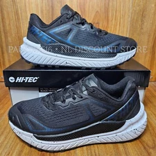 HI-TEC Women's Trail Sneakers Shoes ~ Black/White ~ Various Sizes
