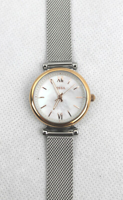 Fossil ES4614 Damenuhr Carlie Mini Edelstahl mit Geschenkbox, 3 ATM