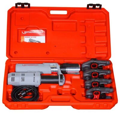 Fitting Pressmaschine ROMAX AC ECO ''TH'' Set mit Pressbacken Rothenberger