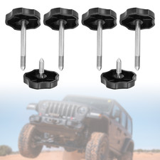 6ea Soft Top Window Framesurround Knobs For 2007-2018 Jeep Wrangler Jk 4-door