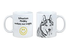 Siberian Husky tazza con il cane Mi rende felice Art-Dog