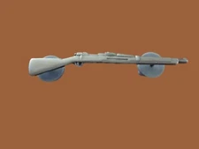 U.S MILITARY 30- 06 SPRINGFIELD RIFLE M1906 HAT LAPEL PIN DOUBLE CLUTCH BACK 