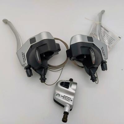 SHIMANO NEXAVE ST-C530/503 3X8 speed SHIFTER Levers W/ SM-BC05 Bell Crank 3 Spd