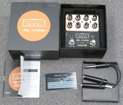 NUX NGS-6 Amp Academy Amp Modeler Guitar Effects Pedal Verdugo Series w/ Box