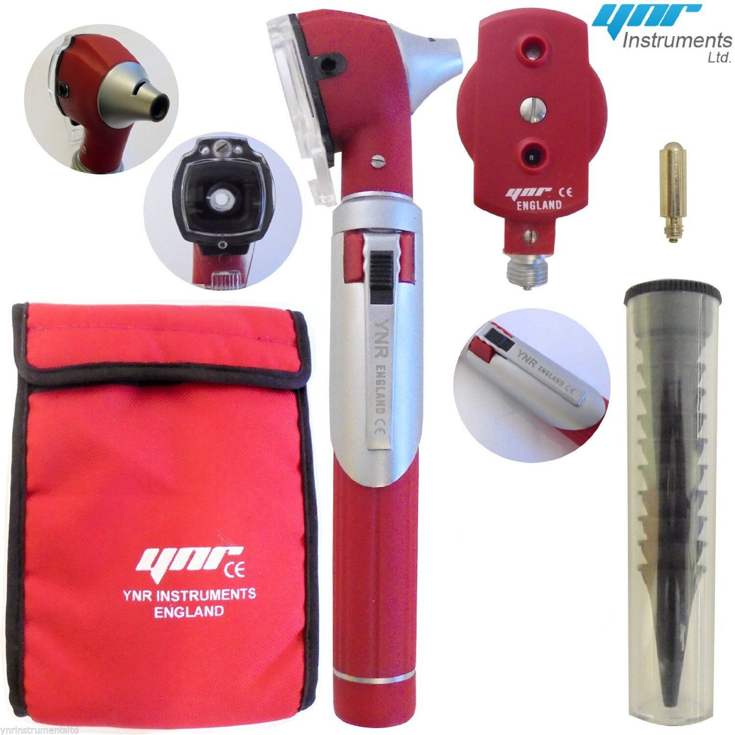YNR Otoscope Ophthalmoscope LED F.O Opthalmoscope ENT Diagnostic
