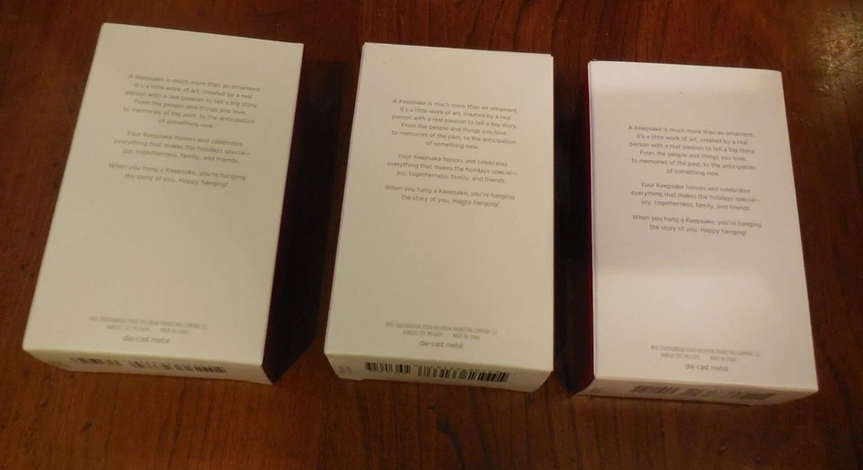 Juego de 3 locomotoras 2018 Hallmark Lionel unidad observación adorno Foto 2 de 2