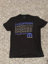 Mopar - Since 1937 - HEMI Logo Short Sleeve T-Shirt - Mens - Size Medium - Black