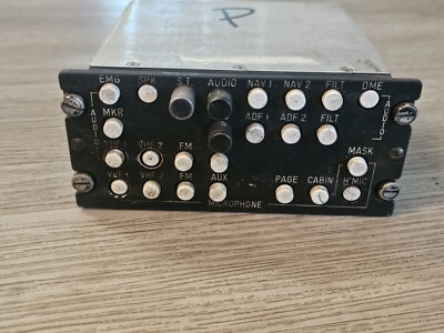 Baker Electronics M1045 Audio System M1045 BEBC-AAO1 Aviation Control Panel 