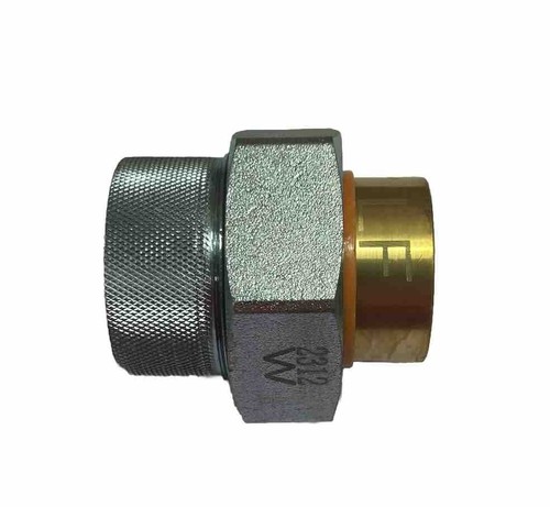 Webstone Nibco Dielectric Union 1 1/4โ FIP X SWT Galvanized Steel & Brass