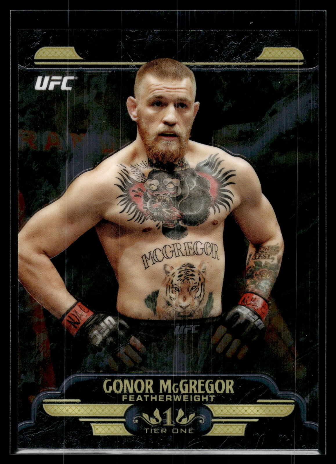 Conor McGregor 2017 Topps Chrome UFC Tier One A Card #UT-CM