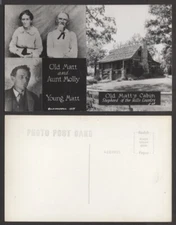 Old Missouri Postcard – Old Matt and Aunt Molly – Real Photo