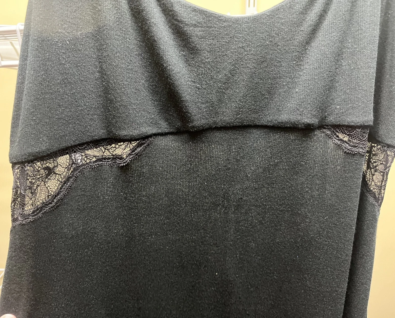 UNDERCOVER Abito donna Victoria’s Secret cinturino regolabile nero slip a costine taglia X Large nuovo