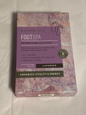 Detoxifying Foot Pads Lavender FootSpa 5 Pairs All Natural Remove Toxins