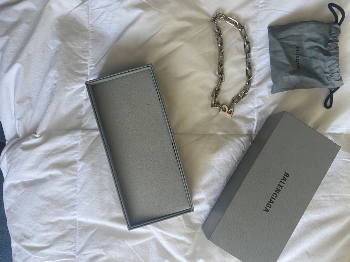 Balenciaga B Chain Necklace | eBay
