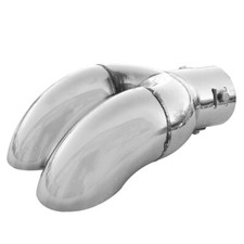 Edelstahl Auspuffblende Endrohr Chrom Für Honda Accord Civic Cr-V Jazz Integra