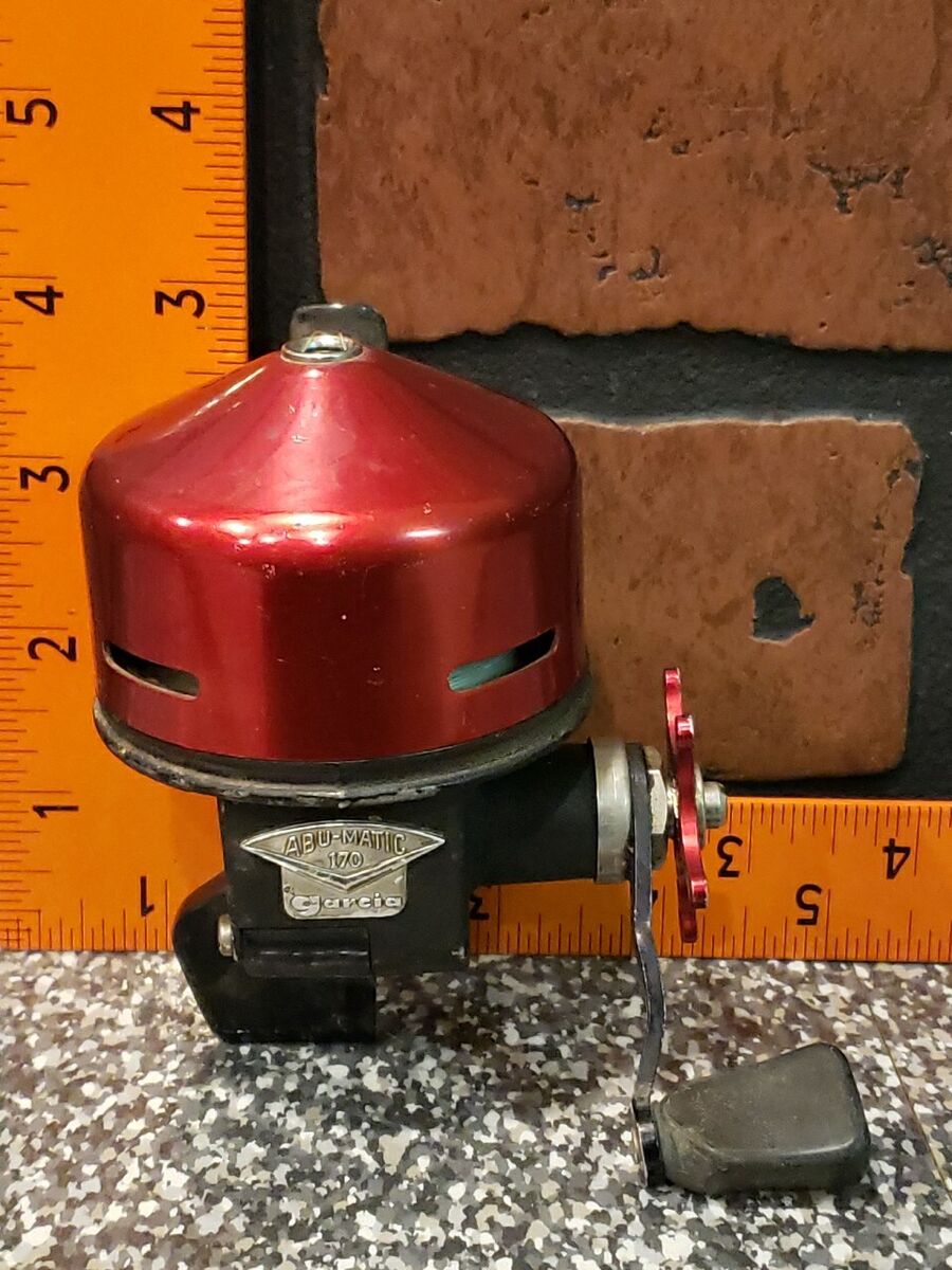 Awesome Vintage Abu Garcia Abu-Matic 170 Sweden Spin Cast Awesome Vintage Abu Garcia Abu-Matic 170 Sweden Spin Cast