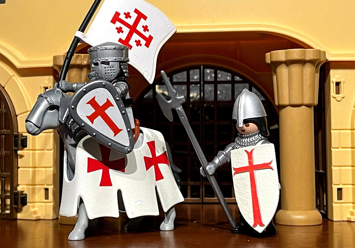 Playmobil Knights Templars Crusades Custom Made Templar Knights