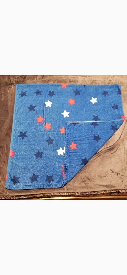 Toalla de playa de algodón American Stars 32"x 62" nueva sin etiquetas roja, blanca y azul 4 de julio Foto 2 de 3
