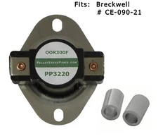 BRECKWELL PELLET  [PP3220]  HI LIMIT HEAT SENSOR SWITCH     CE-090-21