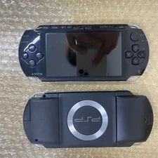 BLACK Sony PSP 1000 System w/ Charger & 64gb Memory Card Bundle TESTED Import