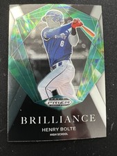 2022 Prizm Draft Picks Baseball Brilliance Silver BR-HB Henry Bolte