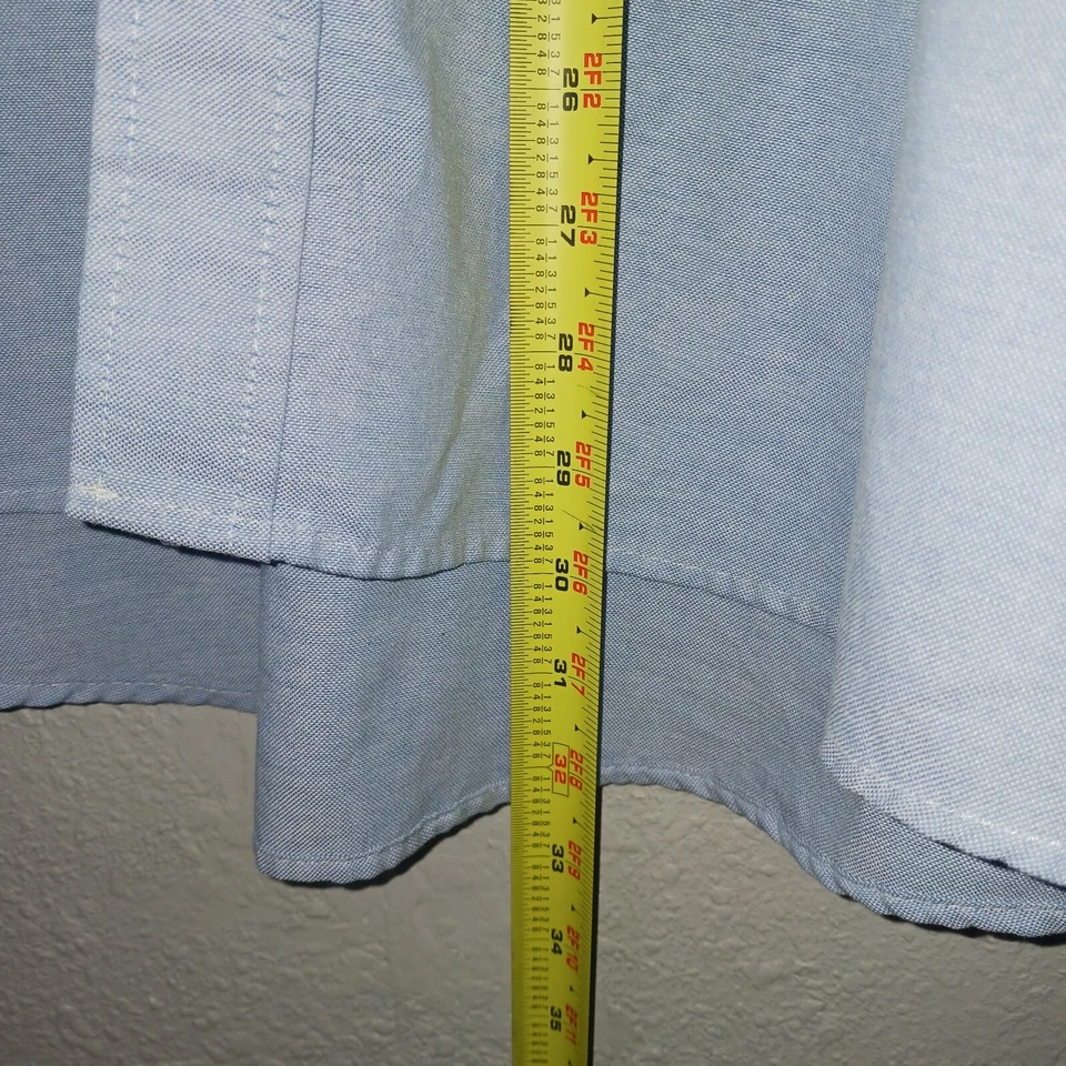 Camisa azul claro con botones Dickies para hombre talla 18/18 1/2 se ajusta como 2X Foto 2 de 4