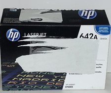 Genuine HP CB402A 642A Yellow Toner Cartridge - Open Box - Sealed Bag