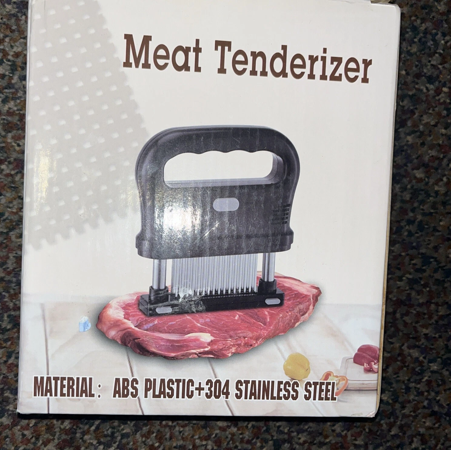 Meat Tenderizer with 48 Stainless Steel Ultra Sharp Needle Blades BBQ Tool
Opens in a new window or