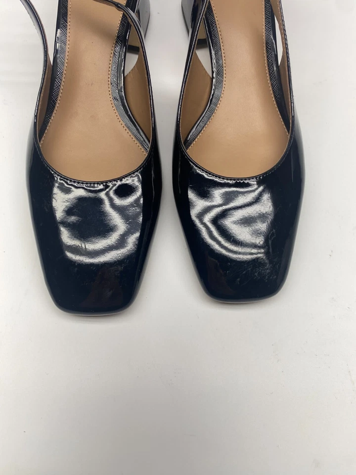 Zapatos de salón Sam Edelman Terra de charol negro talla 9 para mujer Foto 3 de 4