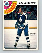 1978-79 O-Pee-Chee #391 Jack Valiquette  Colorado Rockies V26463