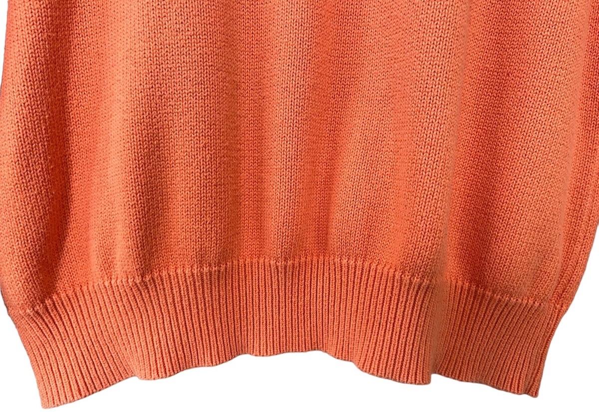 Supreme Top Mens Medium Orange Black Logo Spellout Sweater Supreme Top Mens Medium Orange Black Logo Spellout Sweater