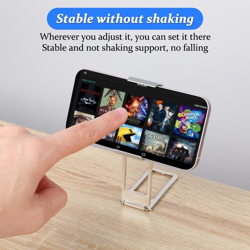 Back Clip Type 360 Folding Bracket Portable Phone Stand for All Phones Holder - Picture 4 of 15