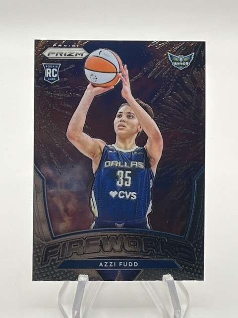 2026 WNBA Panini Prizm Base Fireworks Dallas Wings Rookie Azzi Fudd #11