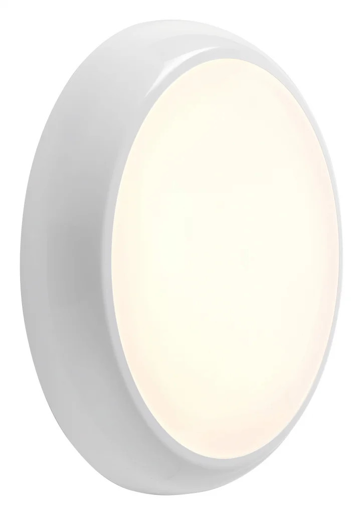 Outdoor Light White HeroPro Mini CCT Tri Wattage LED Bulkhead Gloss IP65
