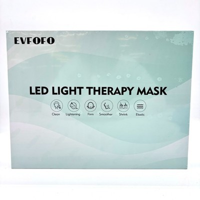 Brand New EVFOFO LED Red Light Therapy Mask Facial Skin Care - Green