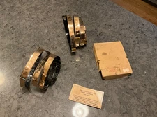 80s MONGOOSE Pro Class  20” Rim Strips Gold/Black BMX Old School