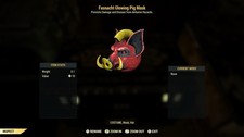 Fallout 76 Fasnacht Glowing Pig Mask