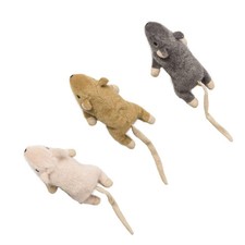 Ethical Products Flat Mouse Cat Toy With Catnip 5.5 In Assorted