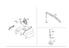 Genuine Mercedes-Benz Rear Lamp Combination 212-906-13-03-64