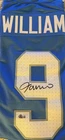 Jameson Williams Signed Detroit Blue Football Jersey Beckett