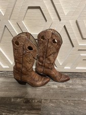 Vintage Tony Lama Women's Leather Western Cowboy Boots size 4 1/2b