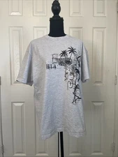 Vintage Local Motion Bula Print 100 Cotton Size Large Shirt