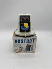 TOMY RADIO SHACK DUSTBOT CLEANING ROBOT WORKS GREAT - TESTED -