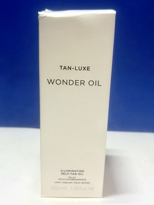 Tan-Luxe Wonder Oil Light/Medium Illuminating Self-Tan Oil 100 ml / 3.38 oz NIB