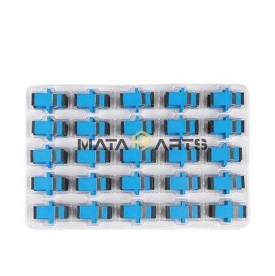 200x SC-SC Coupler Fiber Optic Connector Adapter SC UPC SM Flange Simplex