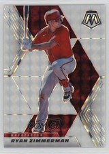 2021 Panini Mosaic White Mosaic Prizm 2/25 Ryan Zimmerman #183 15r3
