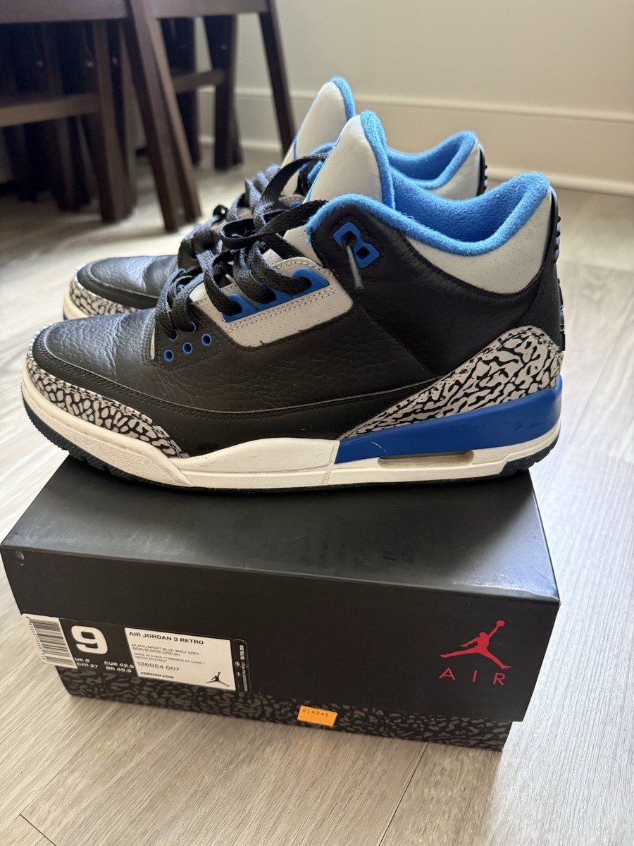 Nike Air Jordan Retro Sport Blue Size GOOD CONDITION!