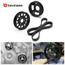 Power Steering Pump Water Pump Pulley w/ Belt Kit For BMW E46 Z3 E53 M52TU M54